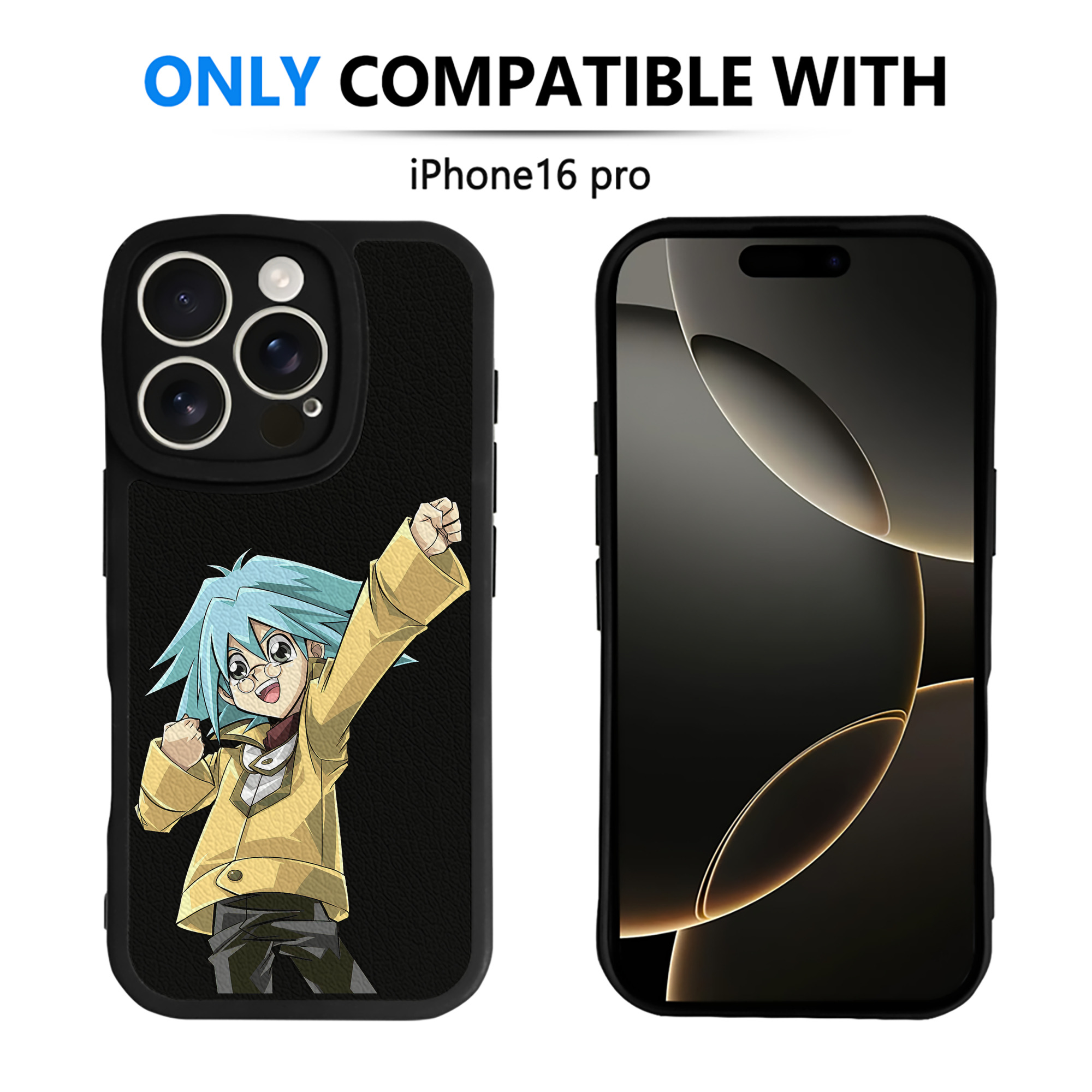 遊☆戯☆王 Yu-Gi-Oh! 【iPhone 16シリーズ対応】シリコンスマホケース（レザー調） 材質：シリコン